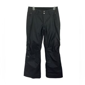 The North Face Black Snow Pants Insulated Gaitor Clips Outdoors Womens Sz Small